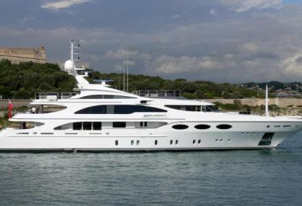 52-metre yacht Falcon acquired by a Kuwaiti and refits now at Bilgin Yachts