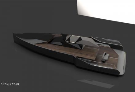 48-metre superyacht concept Nava Nera