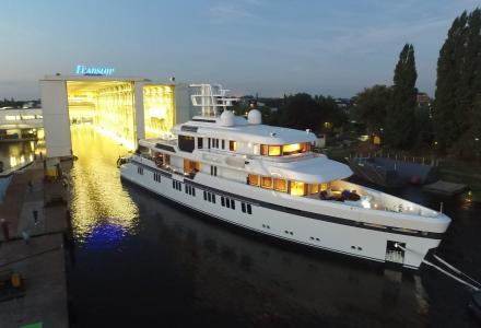 First ice-class Feadship leaves construction hall