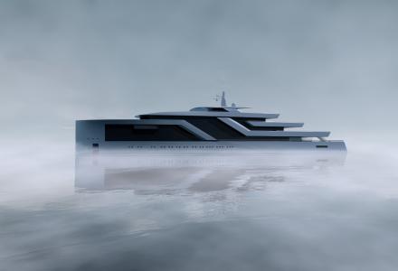 100-metre superyacht concept by Isaac Burrough Design