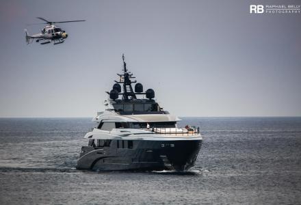 60-meter superyacht Sarastar shooted for a Netflix film in Monaco