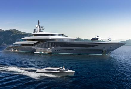 77-metre Quantum superyacht project by Ken Freivokh and Turquoise