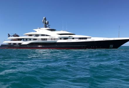 Megayacht Attessa IV collided with fisher boat causing death
