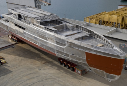 First 50m Tankoa Superyacht S501 Construction Update