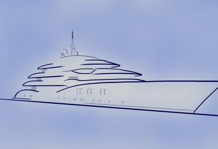 The new CRN 70-meter superyacht architected by Vallicelli Design