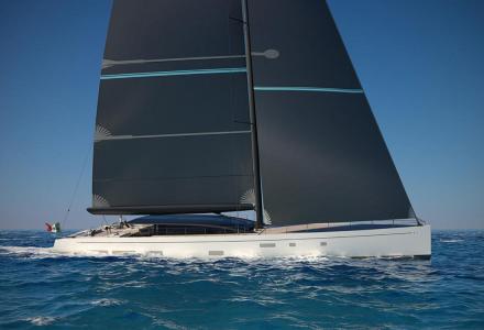 Second 42-meter sailing yacht E-Volution sold by Perini Navi