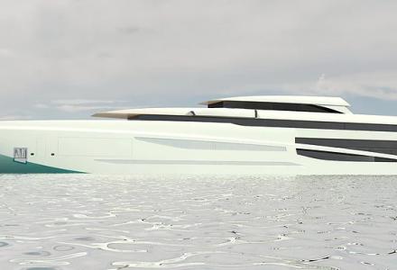 90-meter superyacht Project #6 by YXXI Yacht Design