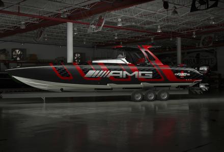 Mercedes to launch a new boat out of their collaboration series with Cigarette Racing Team