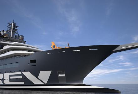 REV: The biggest explorer superyacht in the world taking shape in Romania