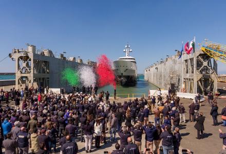 Benetti Giga season goes to happy end with the launch of 108-meter FB 275