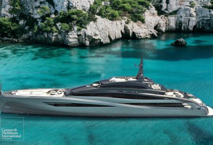 Rossinavi and Camper and Nicholsons presented new superyacht concept Infinity with architect Fulvio De Simoni