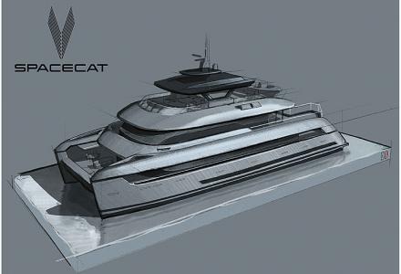 Espen Oeino and SilverYachts present eco-friendly 35m SpaceCat