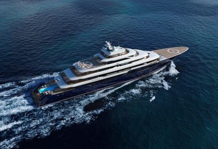120m superyacht project introduced by Columbus Yachts