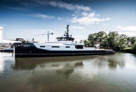 Damen launches 46m support vessel Joy Rider