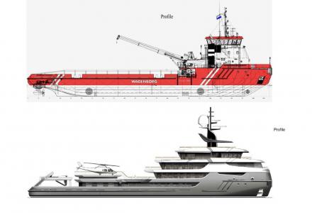 68m superyacht Project Ragnar in the final stage of 21-month-long conversion 