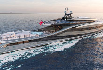 Vripack showcases new 66m fossil-fuel-free Superyacht Concept Futura