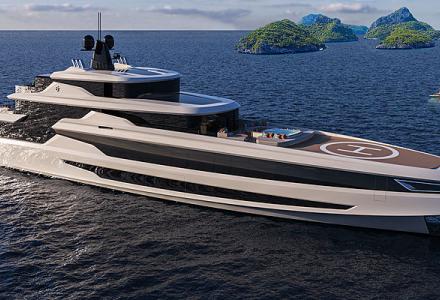 Blanche: new 70m superyacht concept by Fincantieri Yachts
