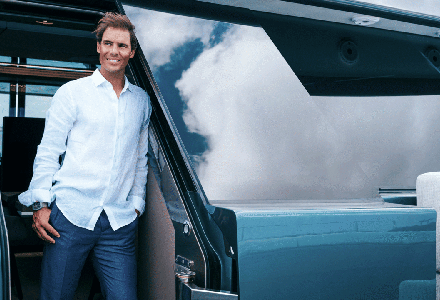 Great White: Rafael Nadal’s $5 Million Sunreef yacht
