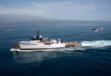 New 55m support yacht Blue Ocean ready for delivery 