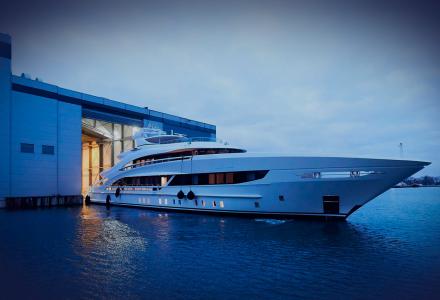 A 50meter superyacht Triton by Heesen is reported to being sold