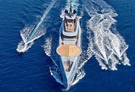 Inside the new 55-meter Admiral yacht Geco
