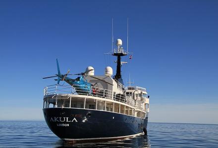 59-meter converted Amels explorer yacht Akula was sold