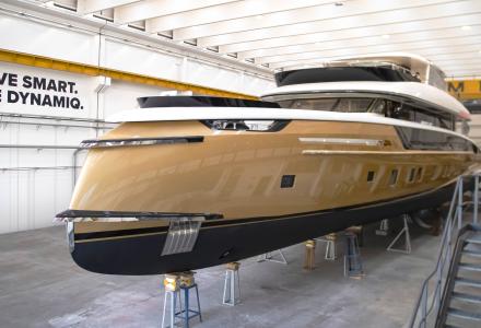 Dynamiq’s flagship Stefania is ready to launch in Tuscany