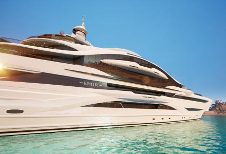 Gresham Yacht Design Has Revealed the 120m Yacht Concept Emir