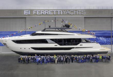 Ferretti Yachts Has Launched The Largest Yacht Ever Built By The Shipyard