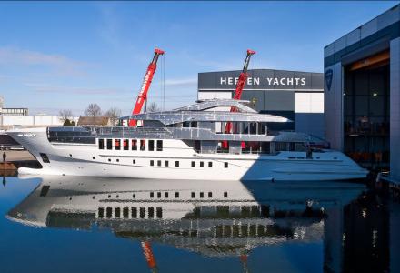 Heesen Has Joined the Hull and Superstructure on Project Gemini 
