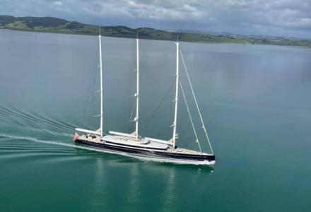 The 81m Sailing Yacht Sea Eagle II Has Stopped the Whangārei Airport Runway 