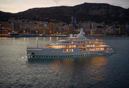 Benetti’s Giga Yacht luminosity in Monaco