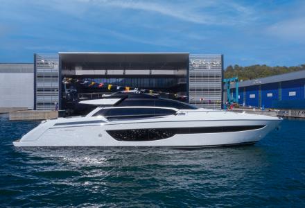 The New Riva 76’ Perseo Super Has Been Launched in La Spezia