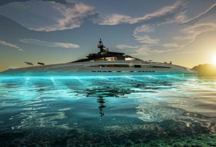 Astronomical Observatory On-board: Roberto Curtò Design Reveals the New 135m Superyacht Concept