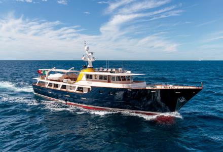 A Classic Gentleman's Yacht: The 40m Arionas Is Available For Charter in the West Mediterranean