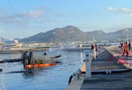 35m ‘Siempre’ Destroyed by Fire and Sank in Marina di Olbia