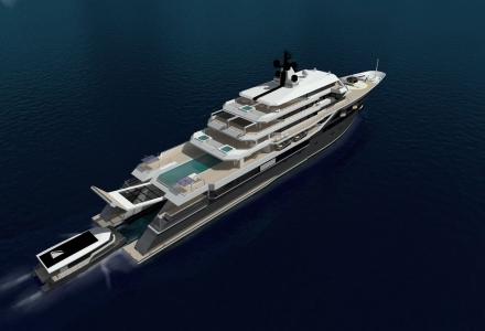 110m Hybrid Superyacht Concept Revealed by Cristiano Mariani 