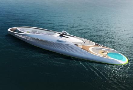A Floating Garden: Zero-Emission Superyacht Concept by 3deluxe