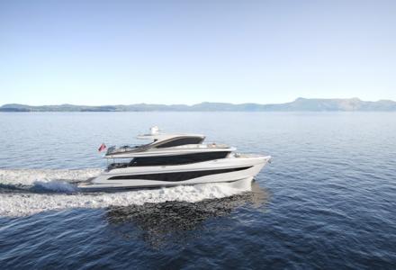 Princess Yachts Introduced the New X80