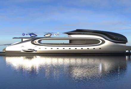 Futuristic 85m Concept Revealed by Lazzarini Design