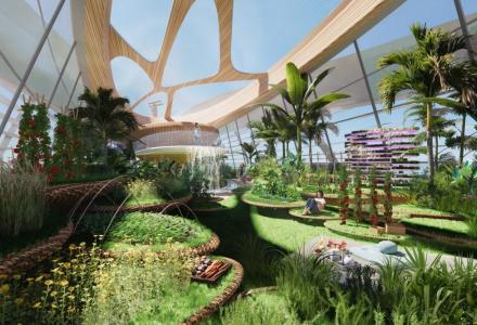 Superyacht Concepts With Garden On Board