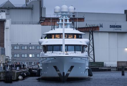 Amels 242 Avanti Departed the Damen Yachting Vlissingen City Shipyard 