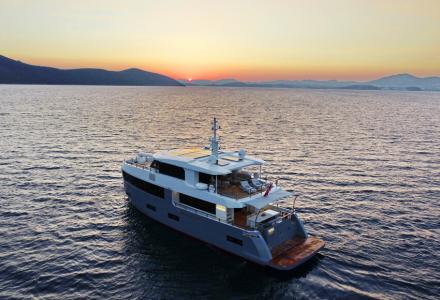 First 25m Explorer Ukiel Delivered by Aegean Yacht