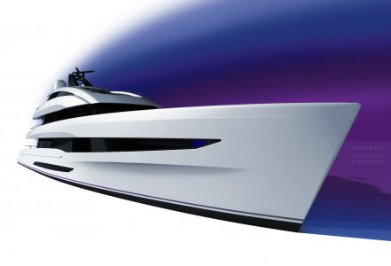 Exterior Design for 50m FDHF Steel Series Revealed by Heesen