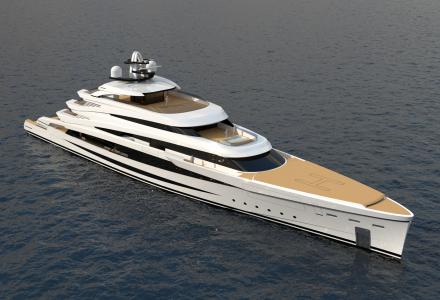90m Sporty Yacht Revealed by Tommaso Spadolini