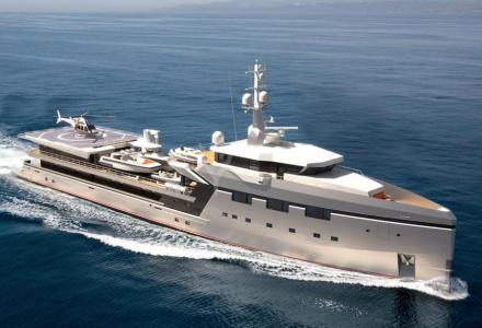75m Support Vessel Abeona Delivered by Damen Yachting 