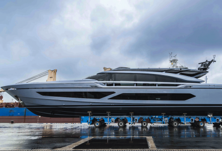 First 37m AB120 Launched by AB Yachts