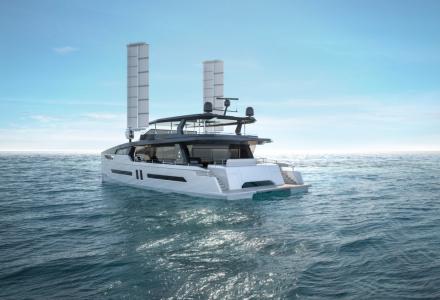 Fuelless Catamaran Ocean Eco 90 H2 Introduced by Alva Yachts 