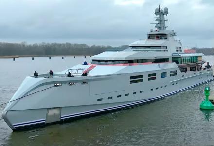 90m Project 1601 Delivered by Lürssen and Renamed 