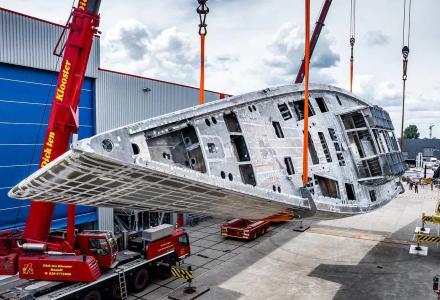 Vitters Unveils Progress on 44m Sailing Superyacht Project 3093